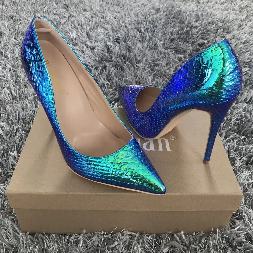 Snakeskin Elegance Heels