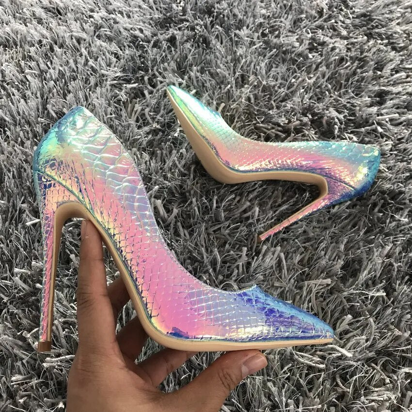 Snakeskin Elegance Heels