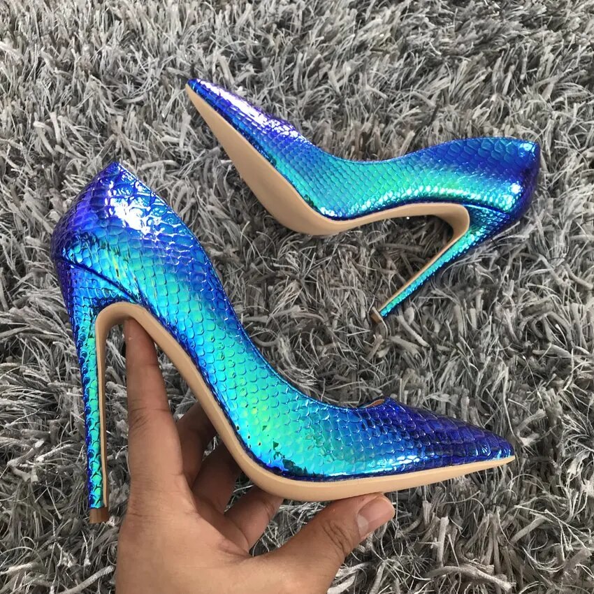 Snakeskin Elegance Heels