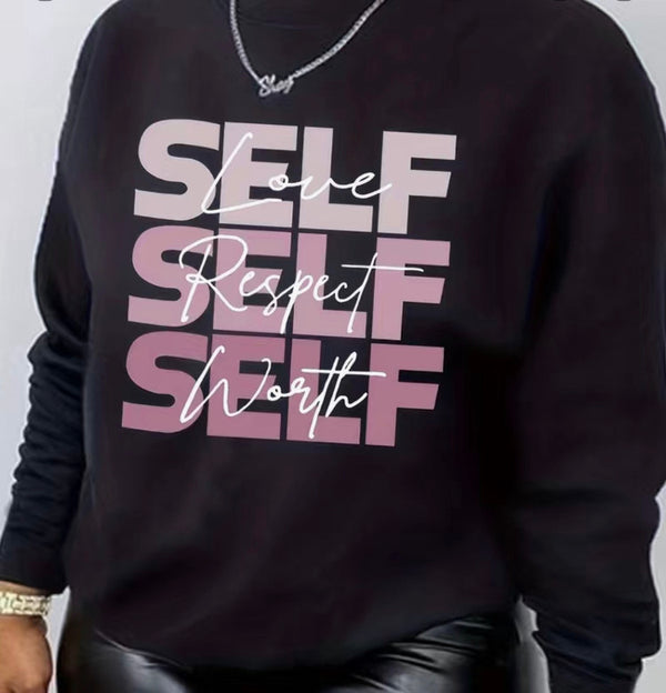 Self Graphic Sweatshirt