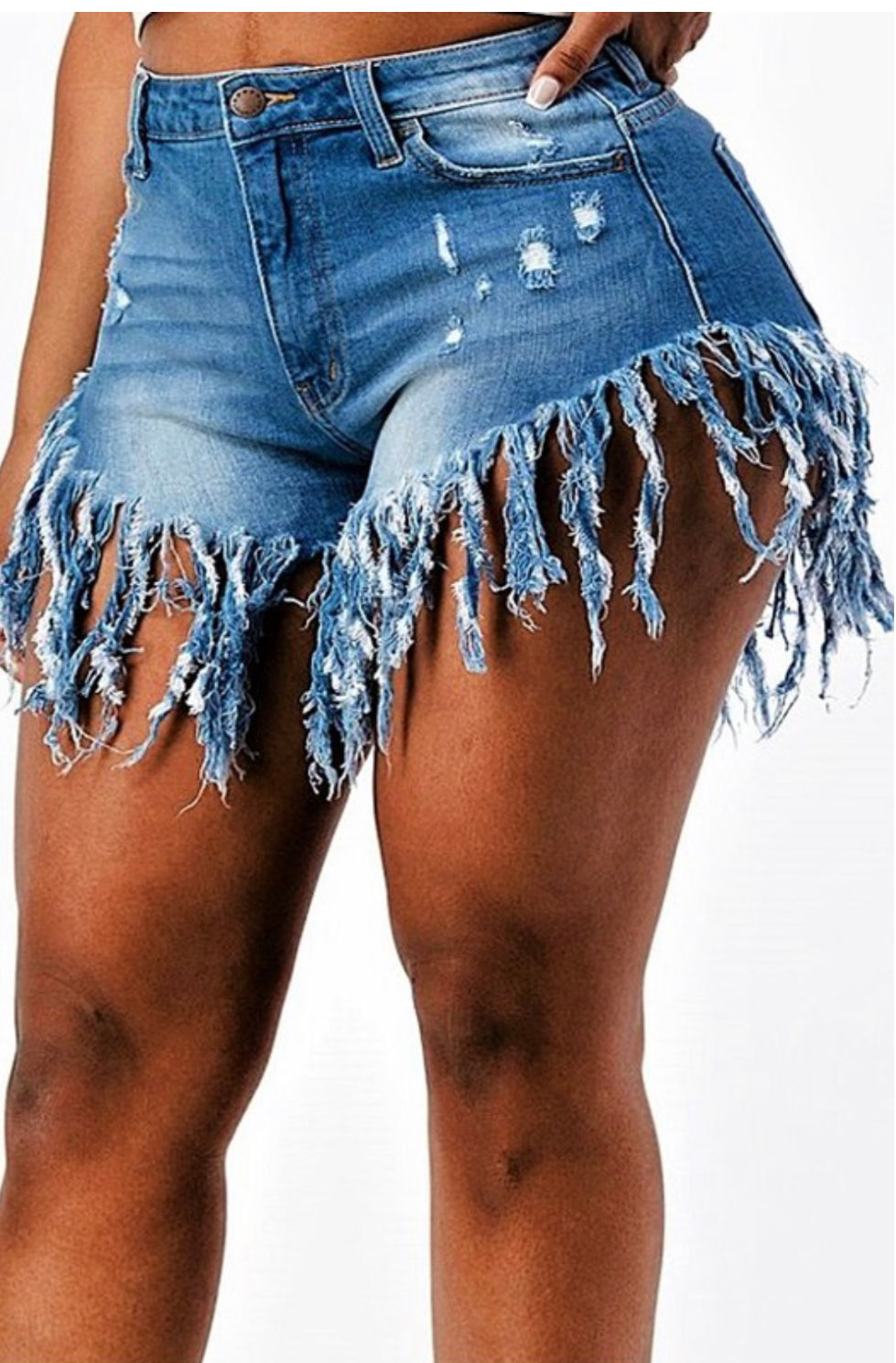 fringe denim